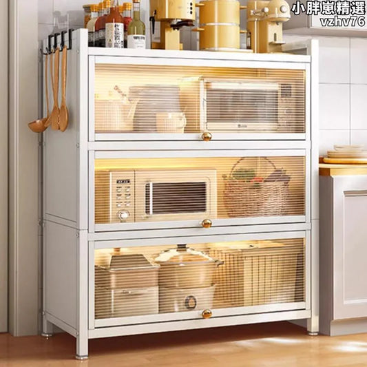 Modern Carbon Steel Kitchen Cabinets Trolley