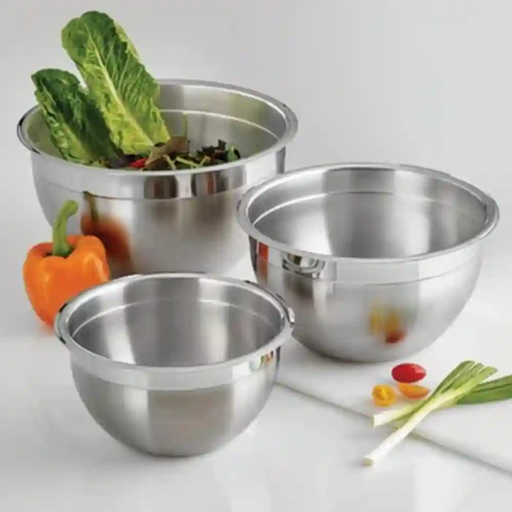 Stainless Steel Salad Bowls with Lids-Pack of 5