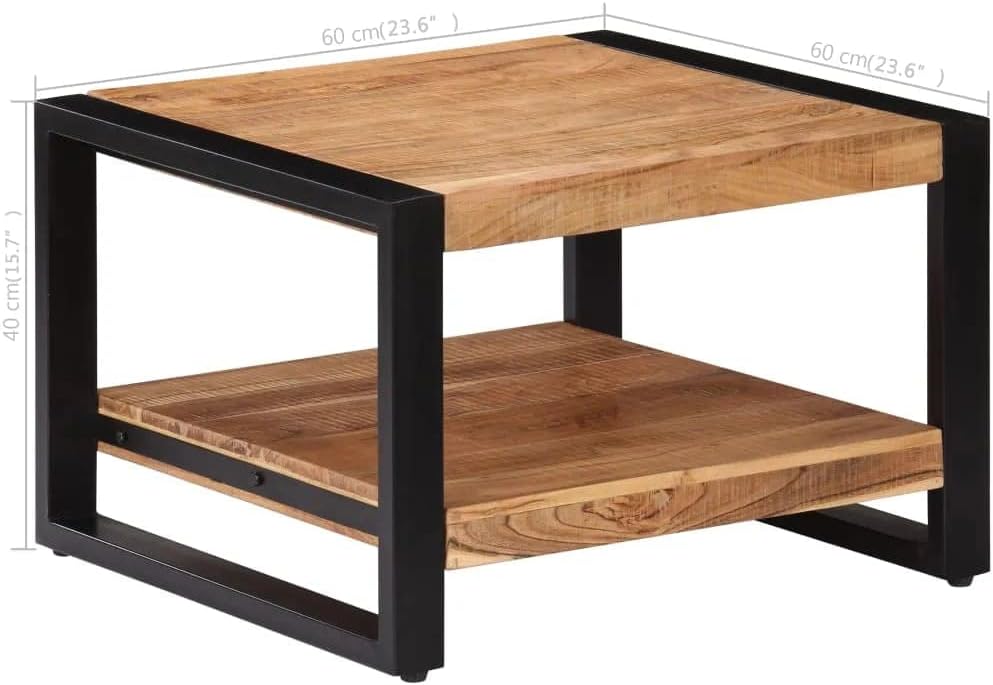 Solid Acacia Wood Coffee Table