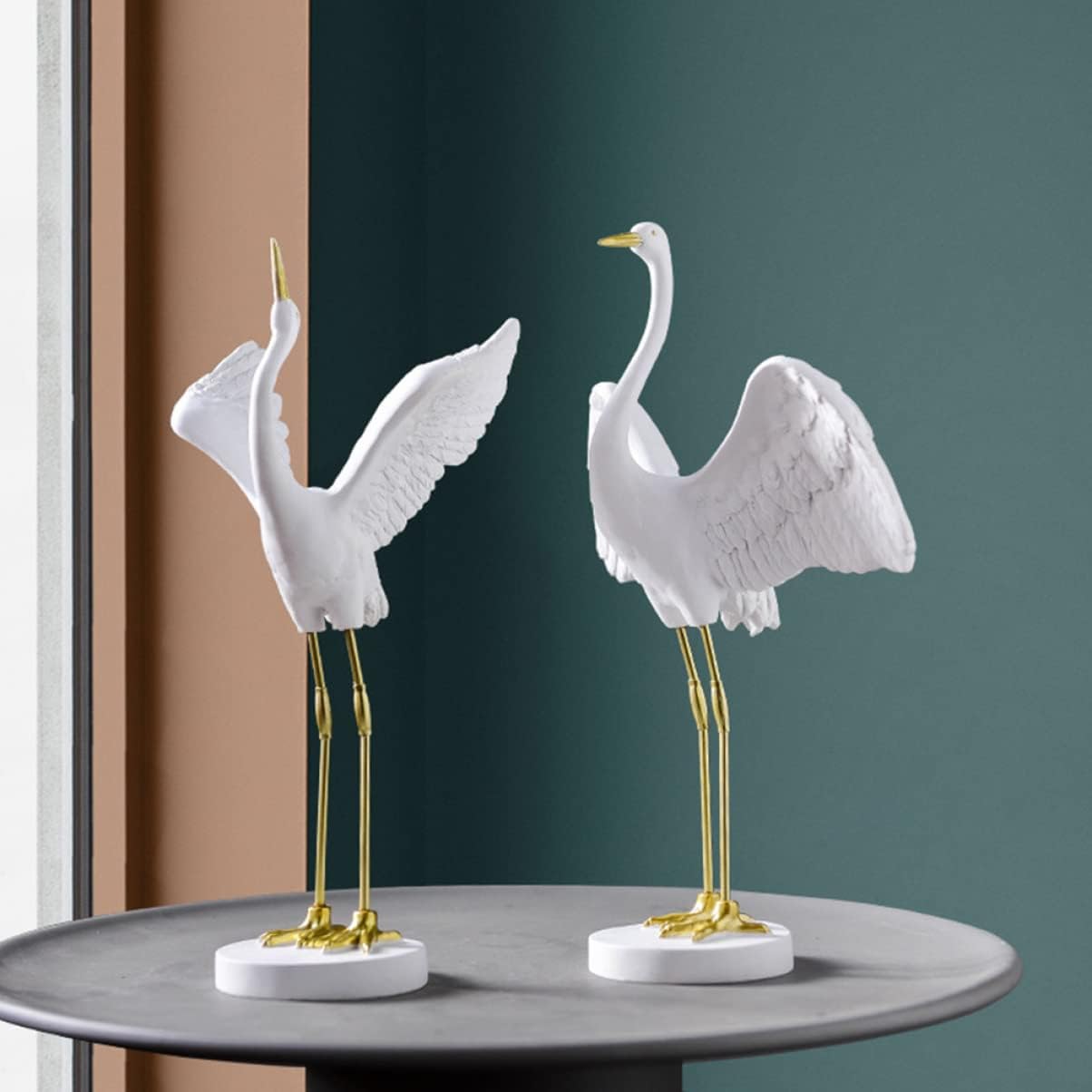 Crane Statue Bird - Set of 3