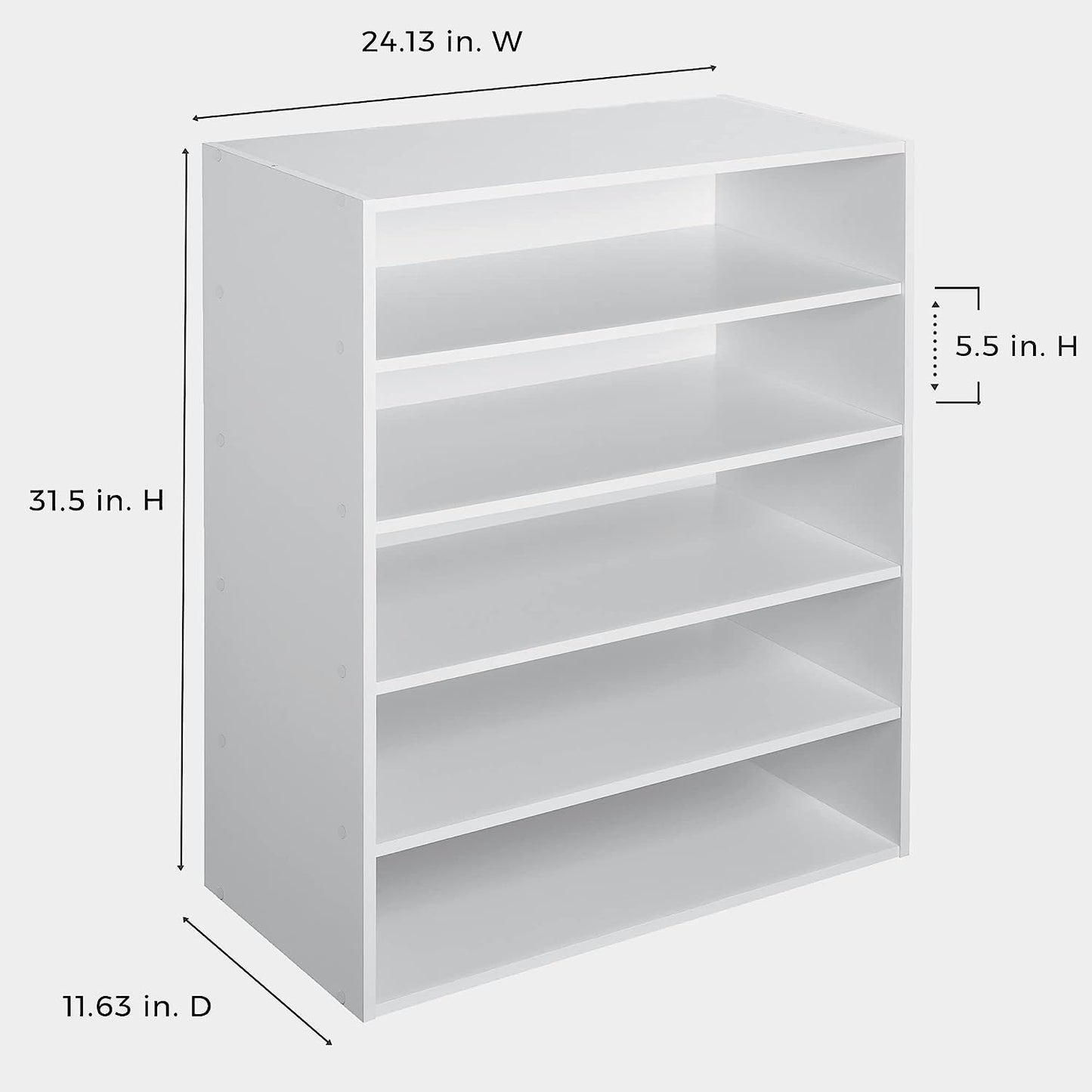 5-Shelf Shoe Rack