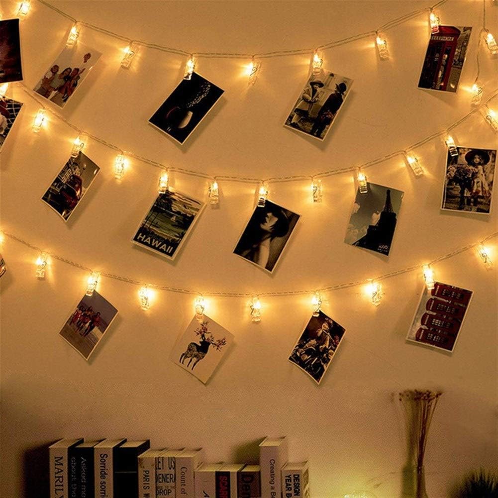 10 LED Photo Clips String Lights