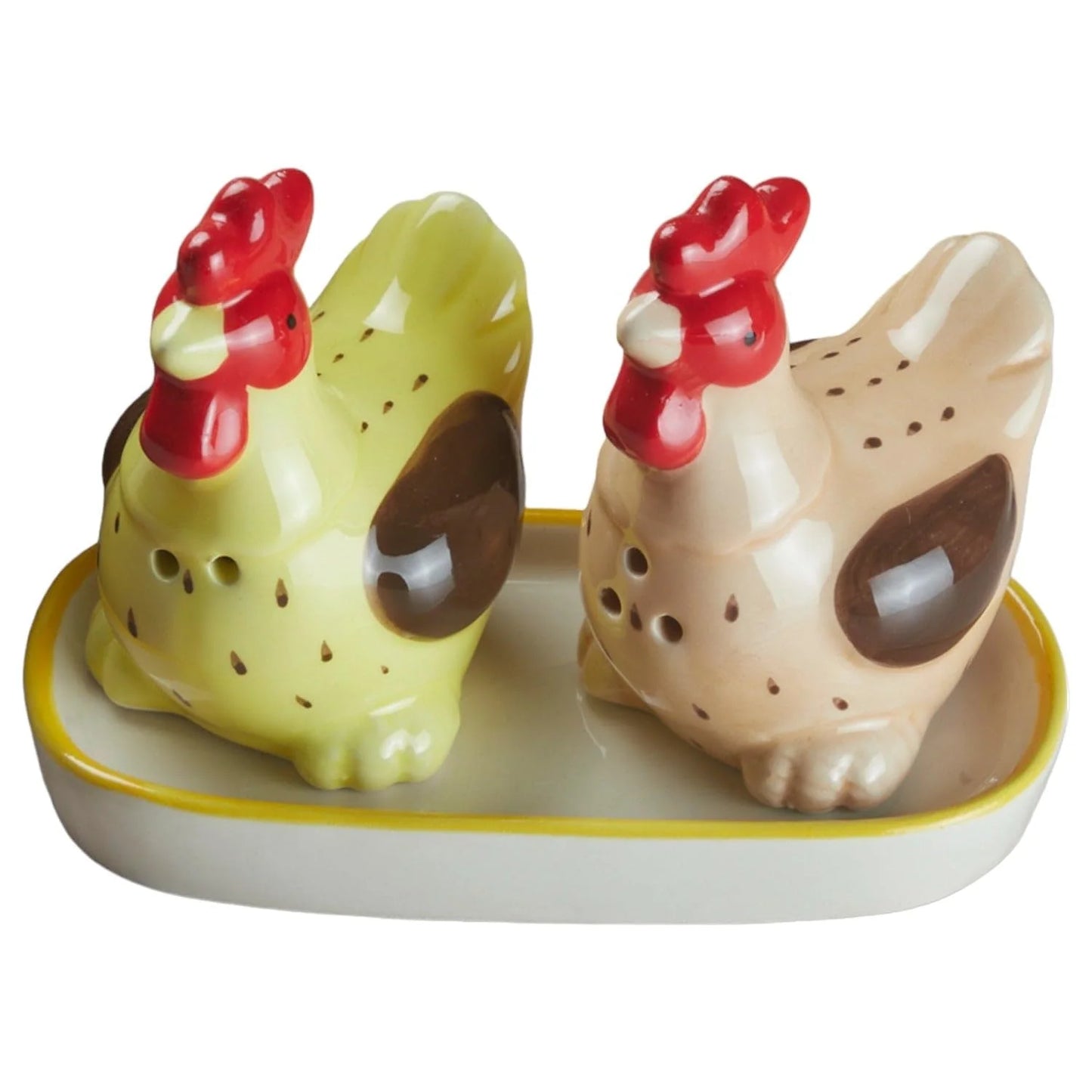 Ceramic Salt and Pepper Shakers Set