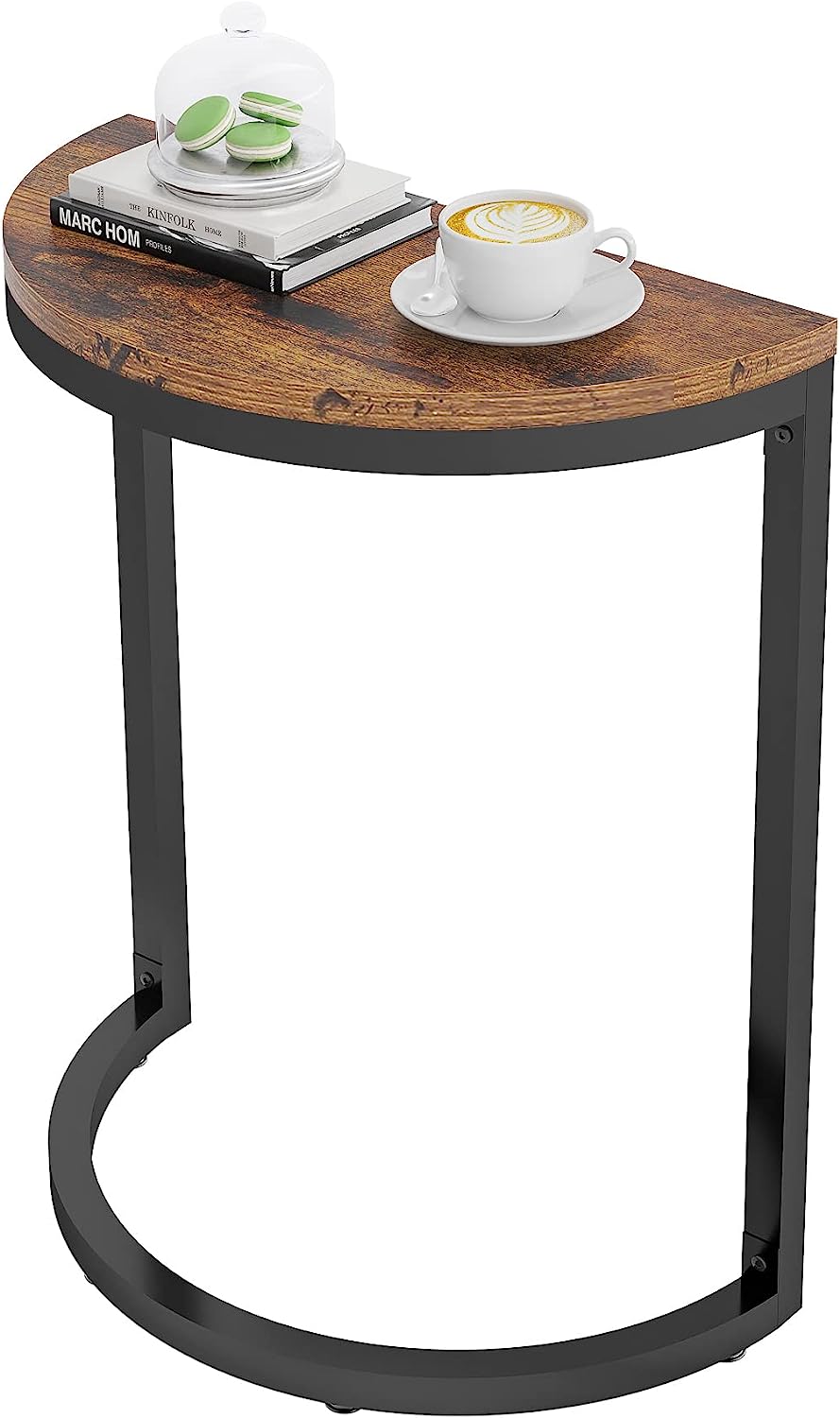 Portable Half Cut Design Side Table