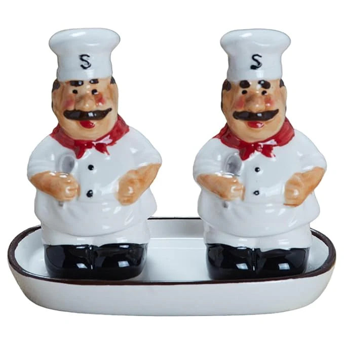 Ceramic Salt and Pepper Shakers Set