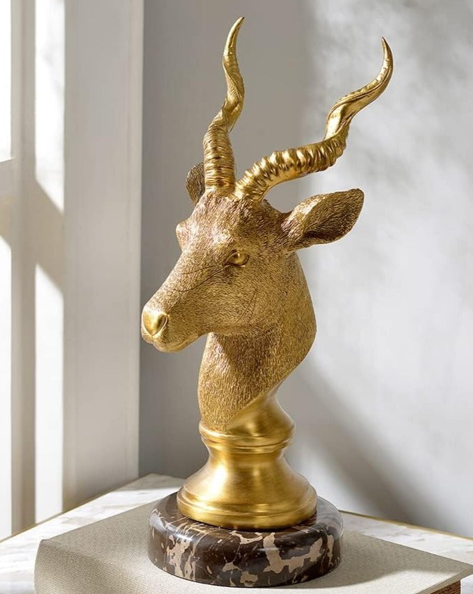 Deer Head Sculpture