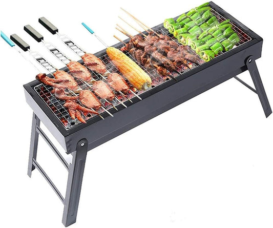 Portable Stainless Steel BBQ Grill Folding