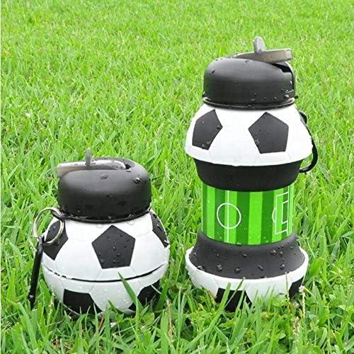 Kids Sports Water Bottle Collapsible Soccer Ball Shaped