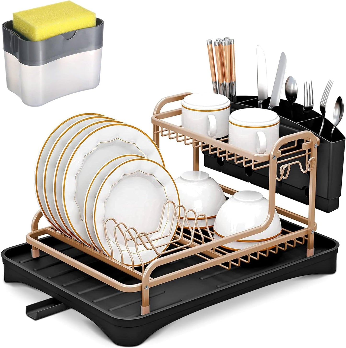 Aluminum Dish Drying Rack