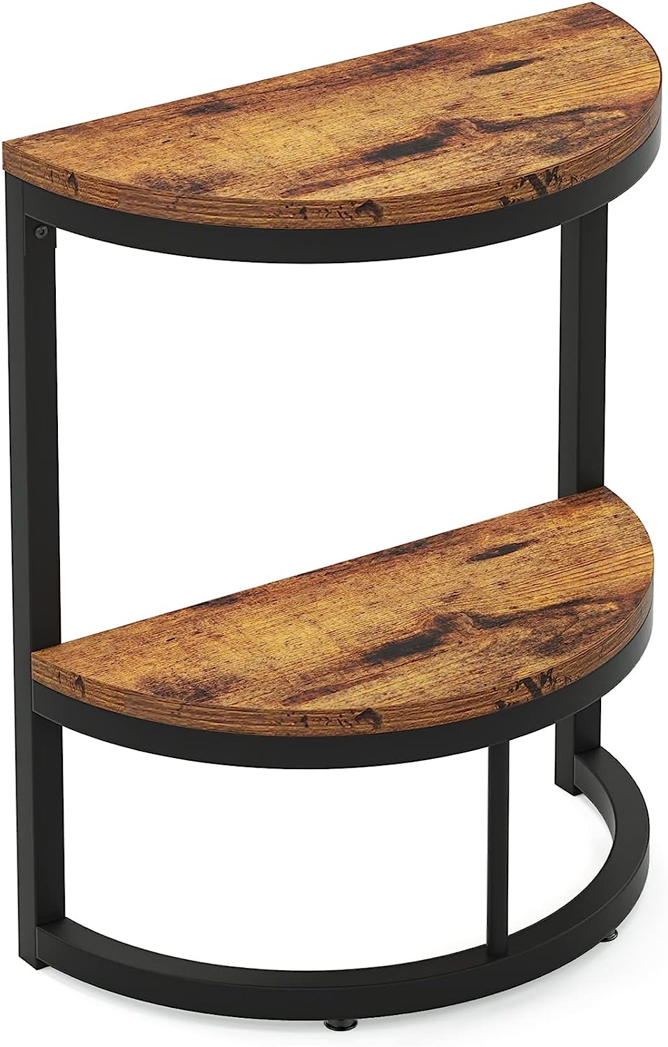 2-Tier Semi Circle, Small Half Round Side Table