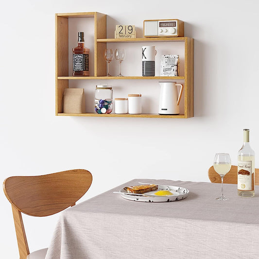 Wall-Mounted Bookshelf Rack