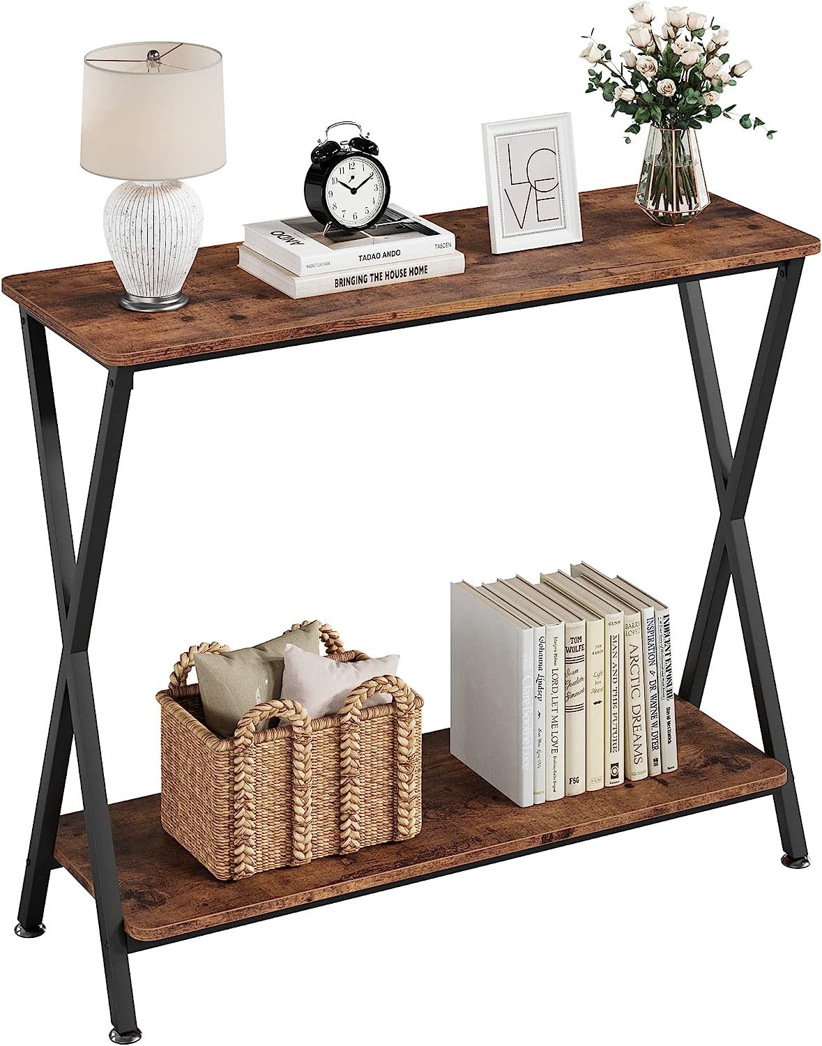 Industrial Hallway Console Table