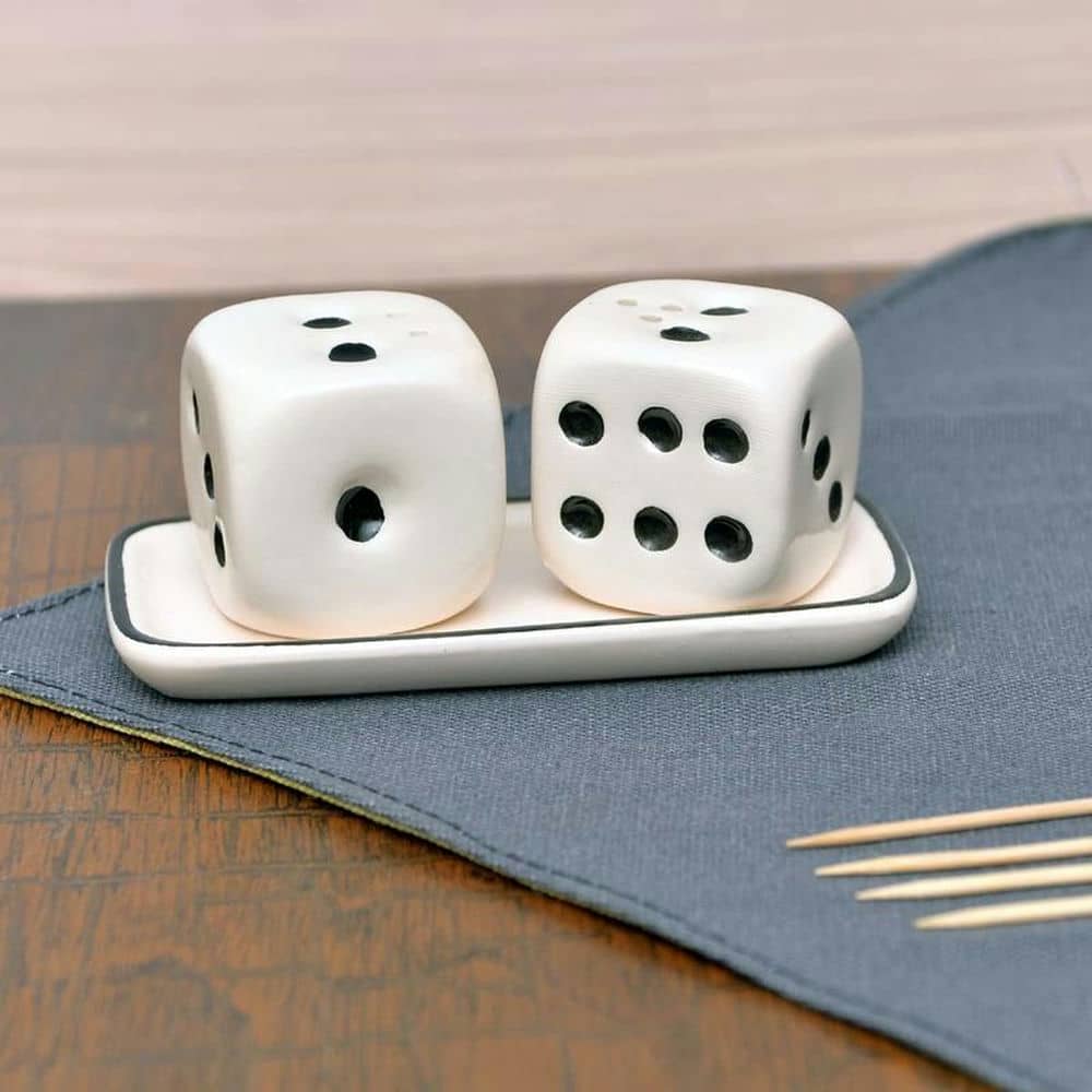 Dice Shaped Salt & Pepper Set