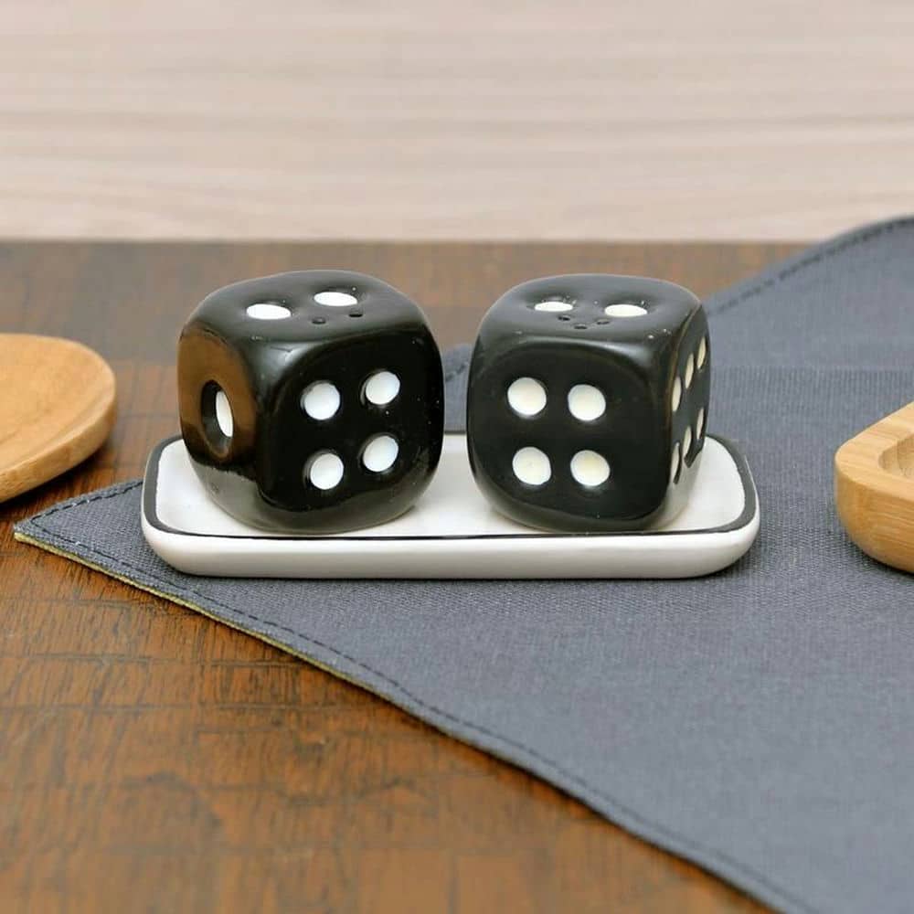 Dice Shaped Salt & Pepper Set