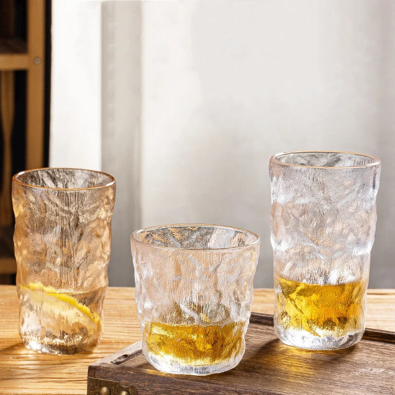 Glacier Pattern Luxury Glass Set-Pack of 6