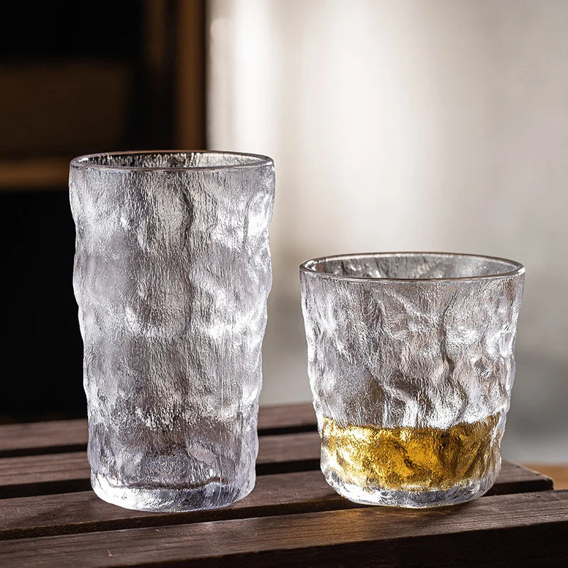 Glacier Pattern Luxury Glass Set-Pack of 6