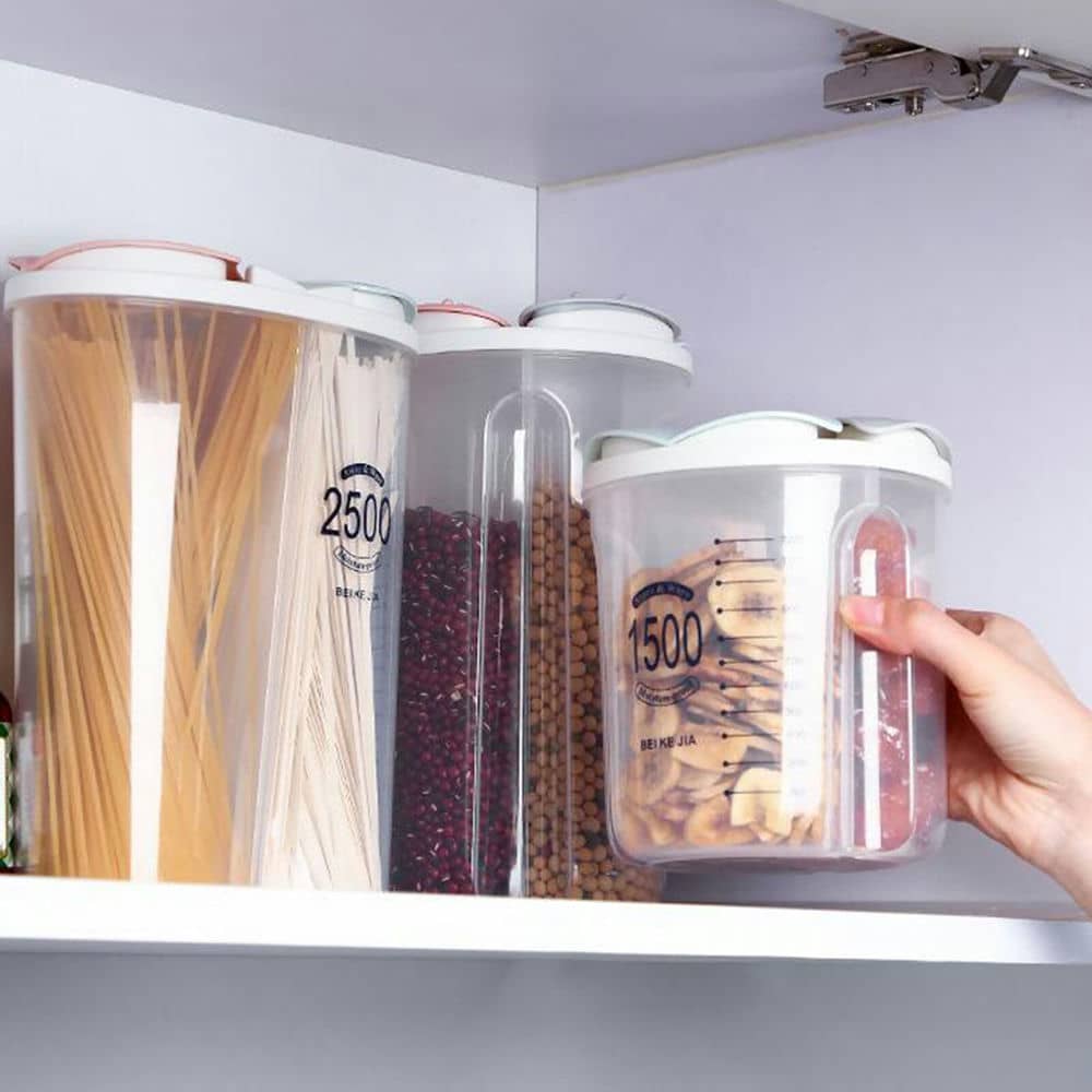 2 in 1 Kitchen Storage Organizer Bottle Jar