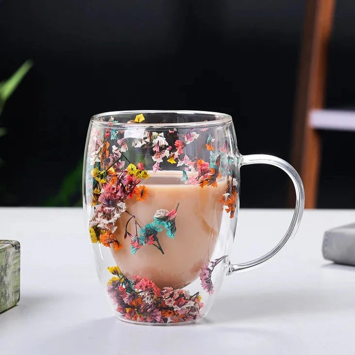 Creative Double Wall Glass Mug