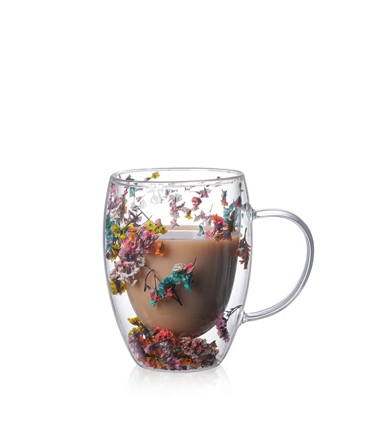 Creative Double Wall Glass Mug