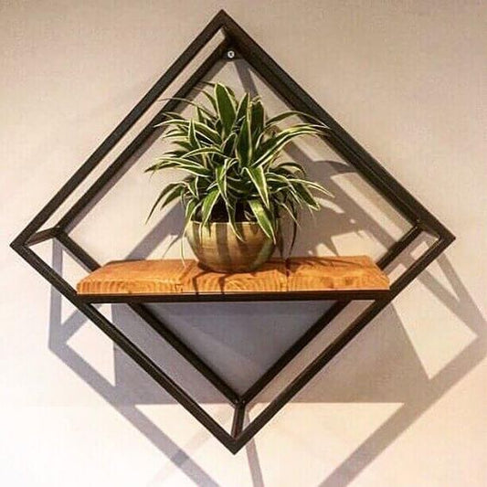 Hexagonal Shape Wall Rack