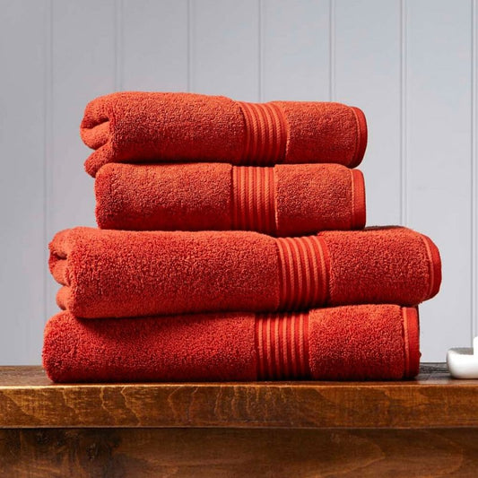 Extra-Long Orange Egyptian Cotton Towel