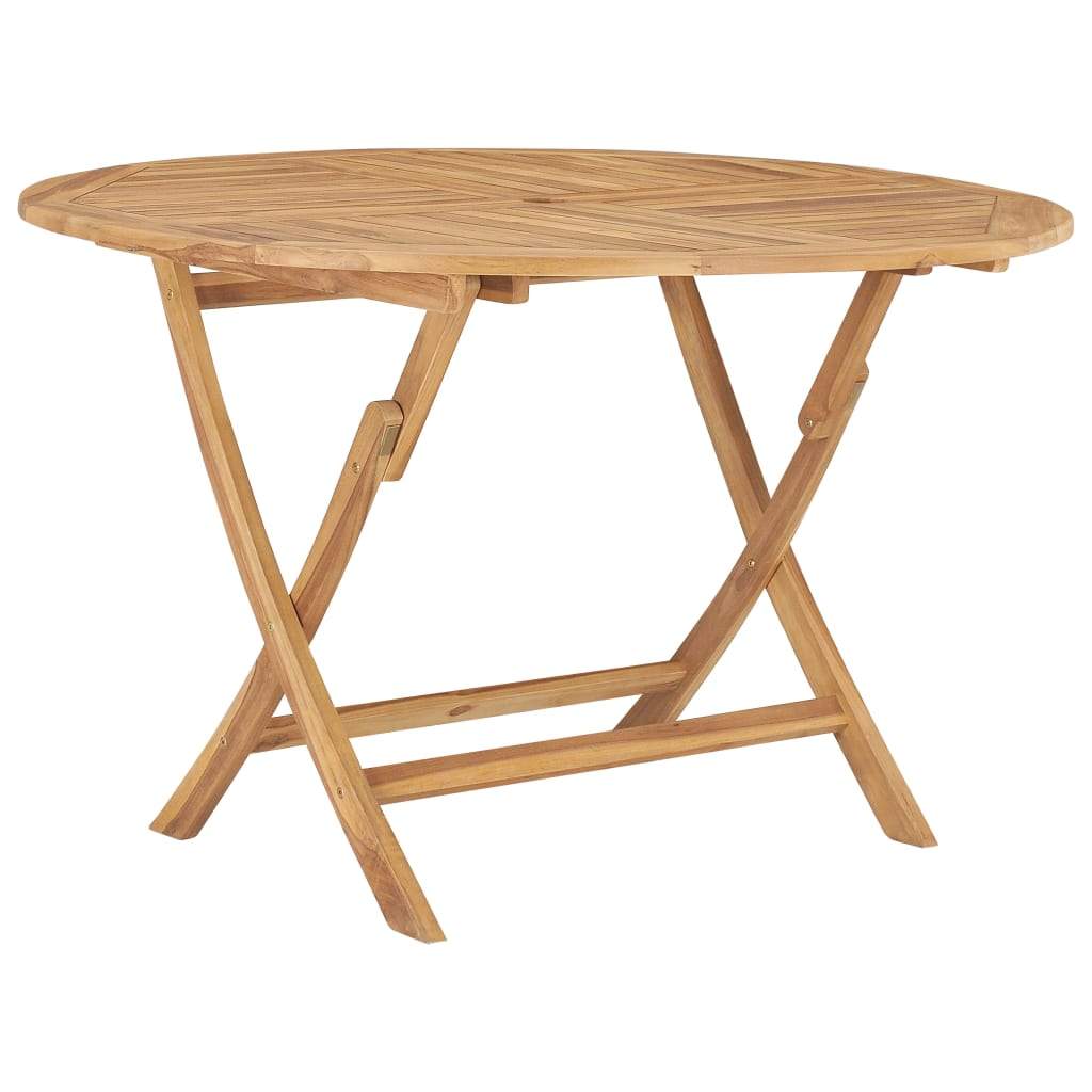 Beech Wood Wooden Folding Table with 4 Chairs