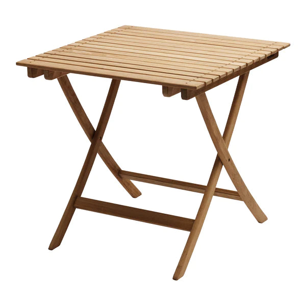 Beech Wood Wooden Folding Table with 4 Chairs