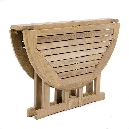 Folding Imported Beach Wood Table