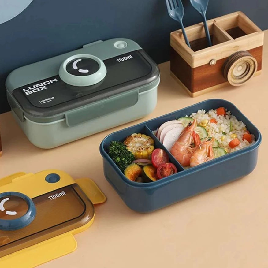 Rectangle Camera Shape American Design Lunch Box