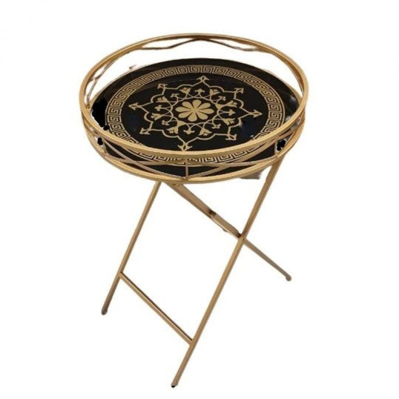 Versace Design Black & Golden Table