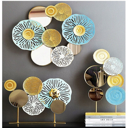 Circular Nordic Luxury Leaf Wall Decor