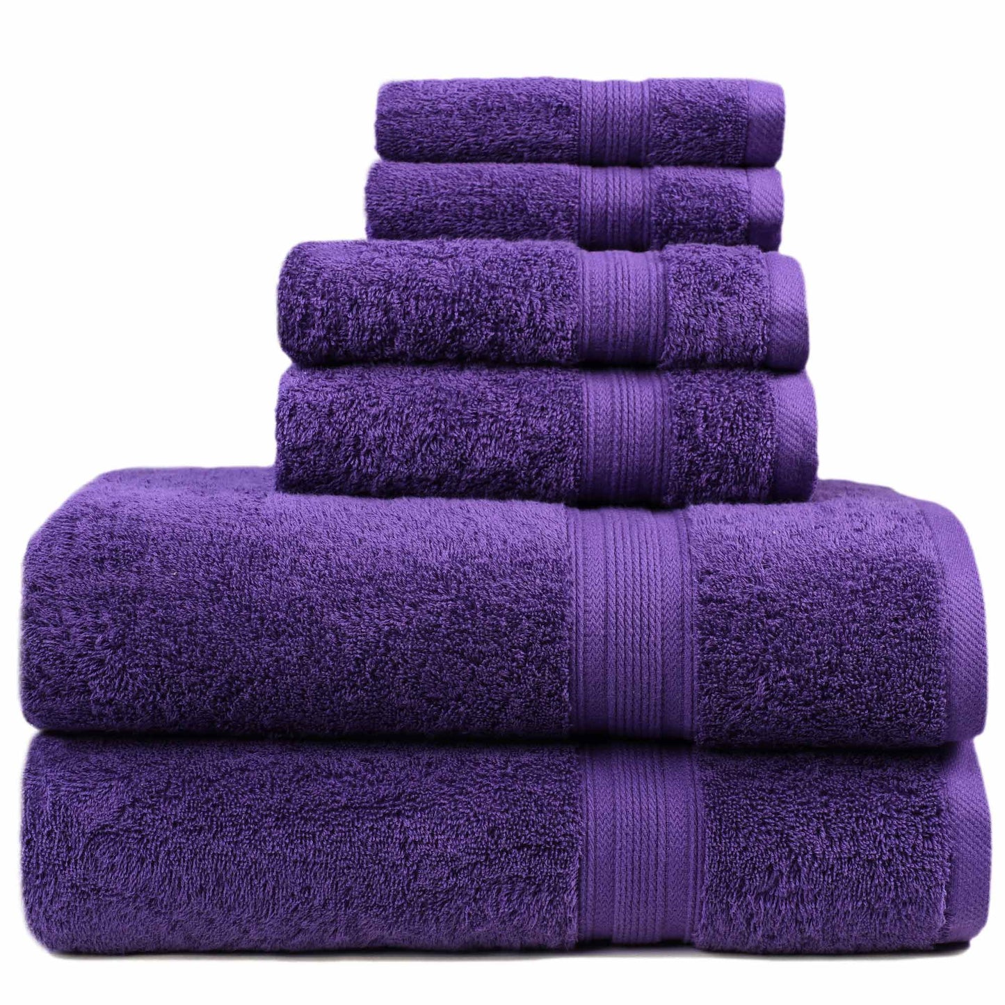 Extra-Long Purple Egyptian Cotton Towel