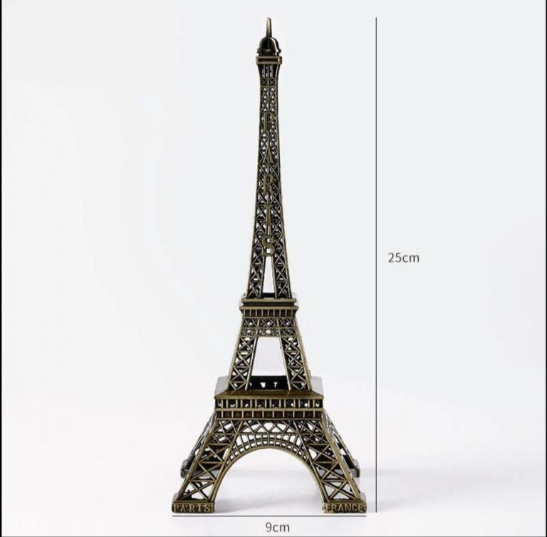 Metal Eiffel Tower Decor