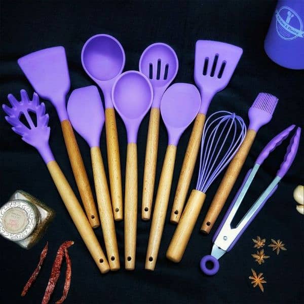 12pcs Non Stick Silicone Cooking Set