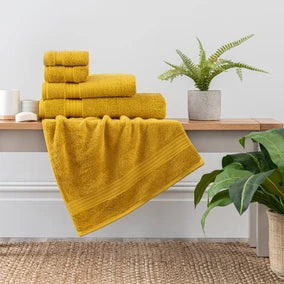 Extra-Long Yellow Egyptian Cotton Towel