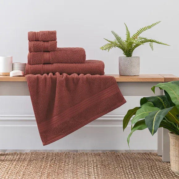 Extra -Long Brown Egyptian Cotton Towel