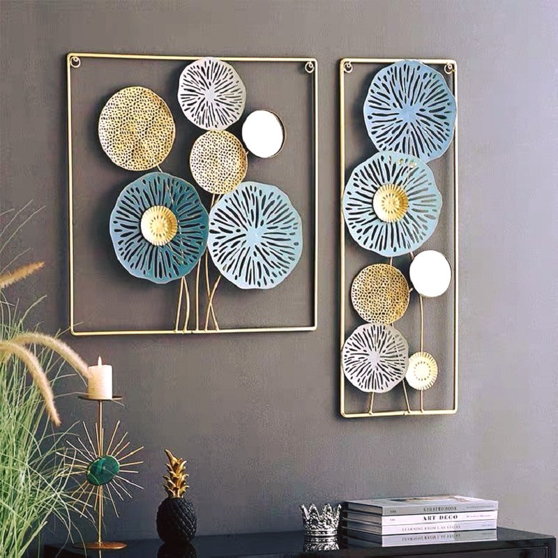 Modern Golden Floret Wall Decor