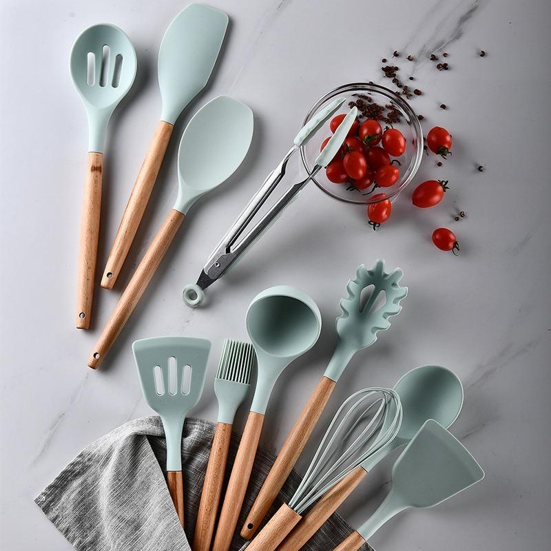 12pcs Non Stick Silicone Cooking Set