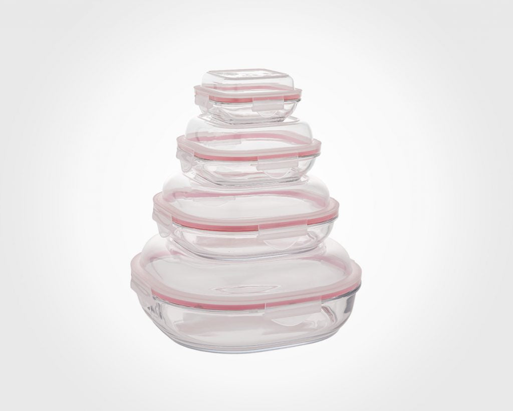 Air-Tight Glass Jars (Set of 4)