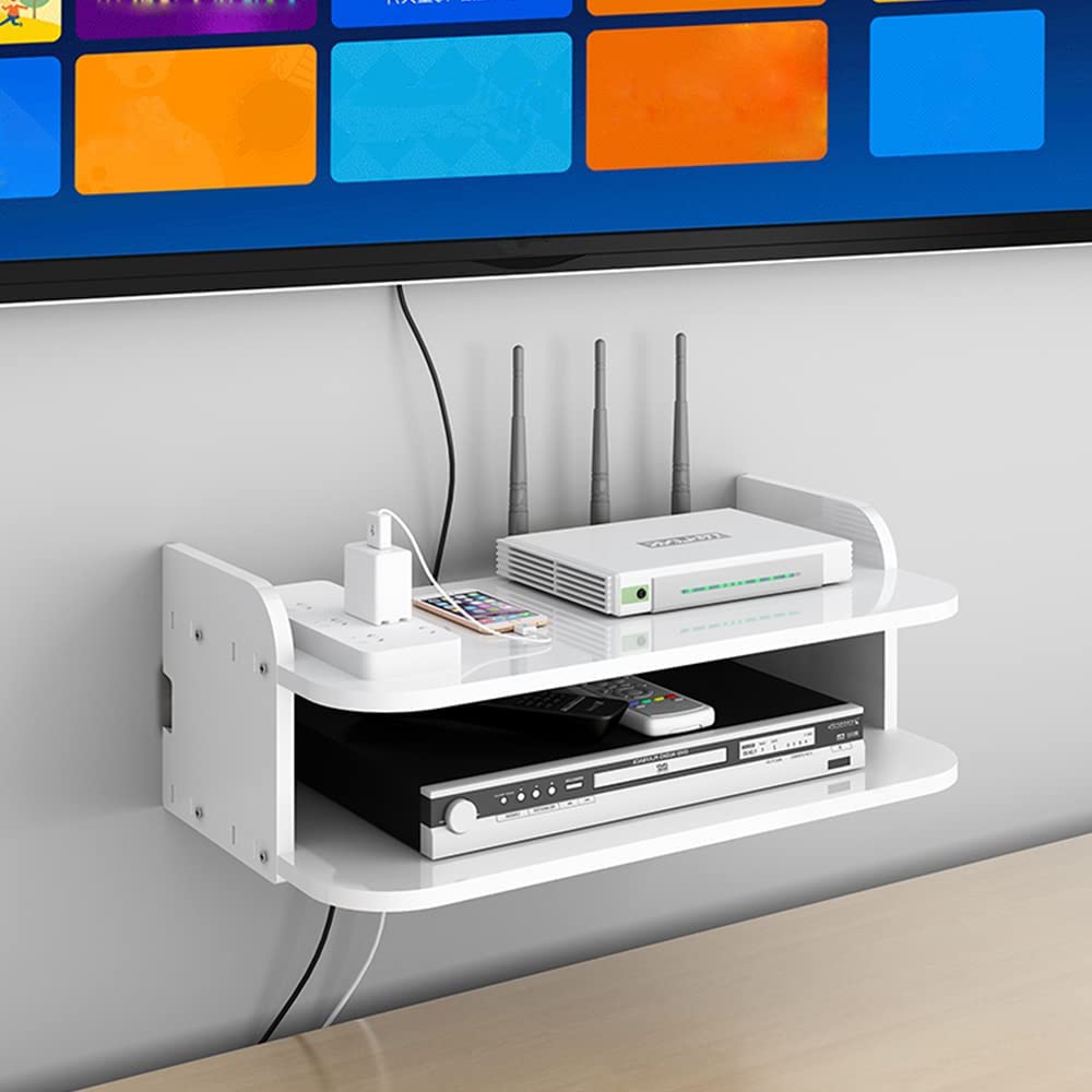 Multimedia Storage Shelf Wi-Fi Storage Rack