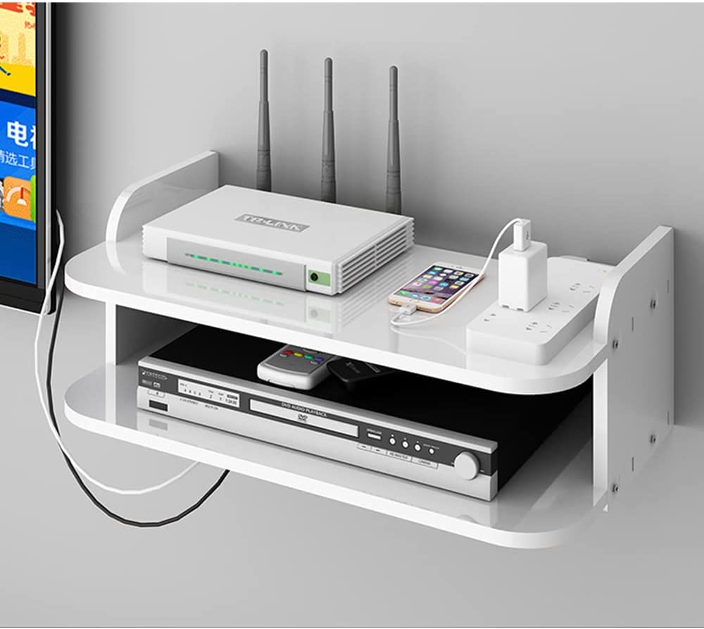 Multimedia Storage Shelf Wi-Fi Storage Rack