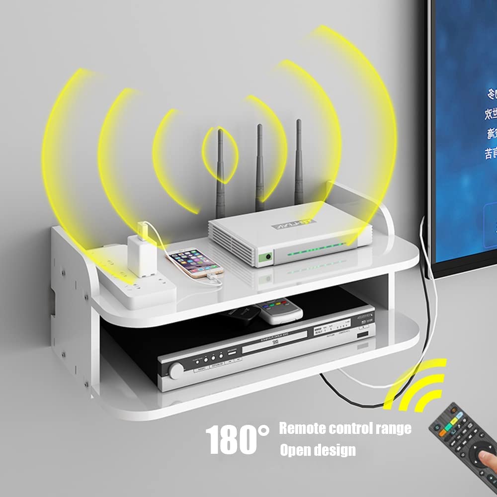 Multimedia Storage Shelf Wi-Fi Storage Rack