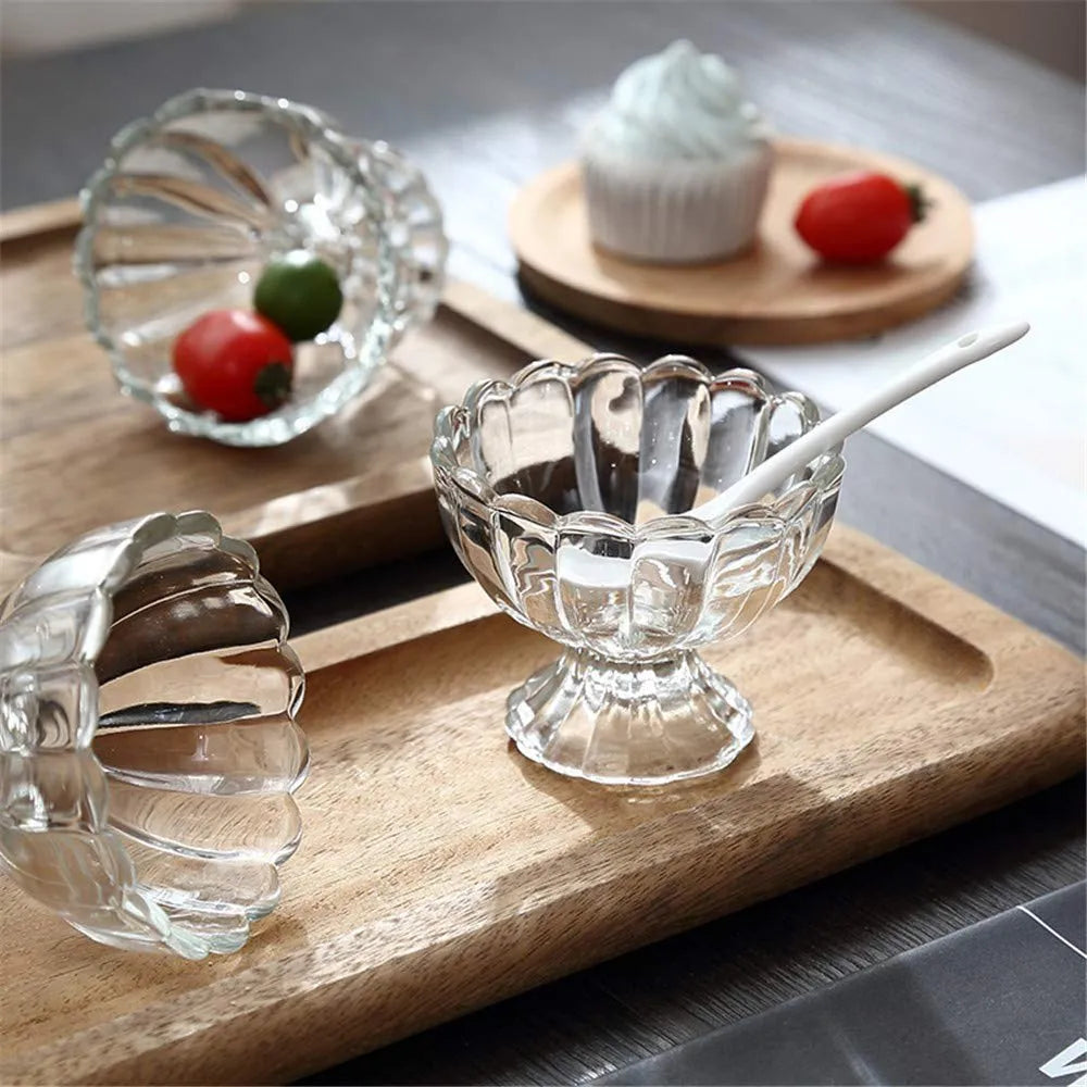 Creative Tulip Ice Cream Dessert Bowls (Set of 6)