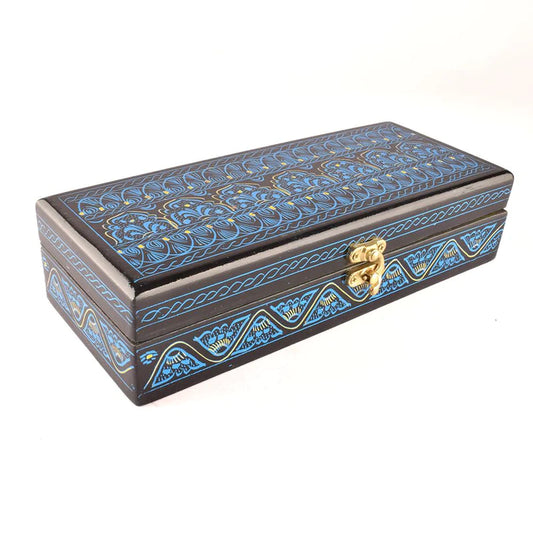 Rectangle Handmade Naqshi Wooden Jewelry Box