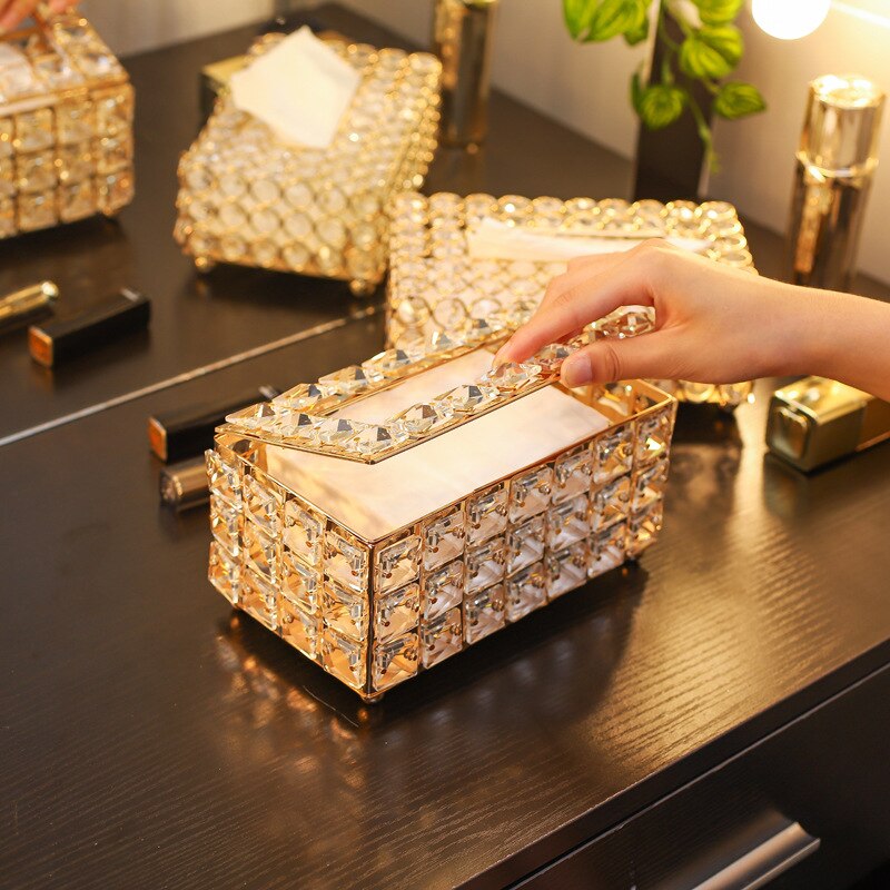 Luxury Crystal Tissue Box