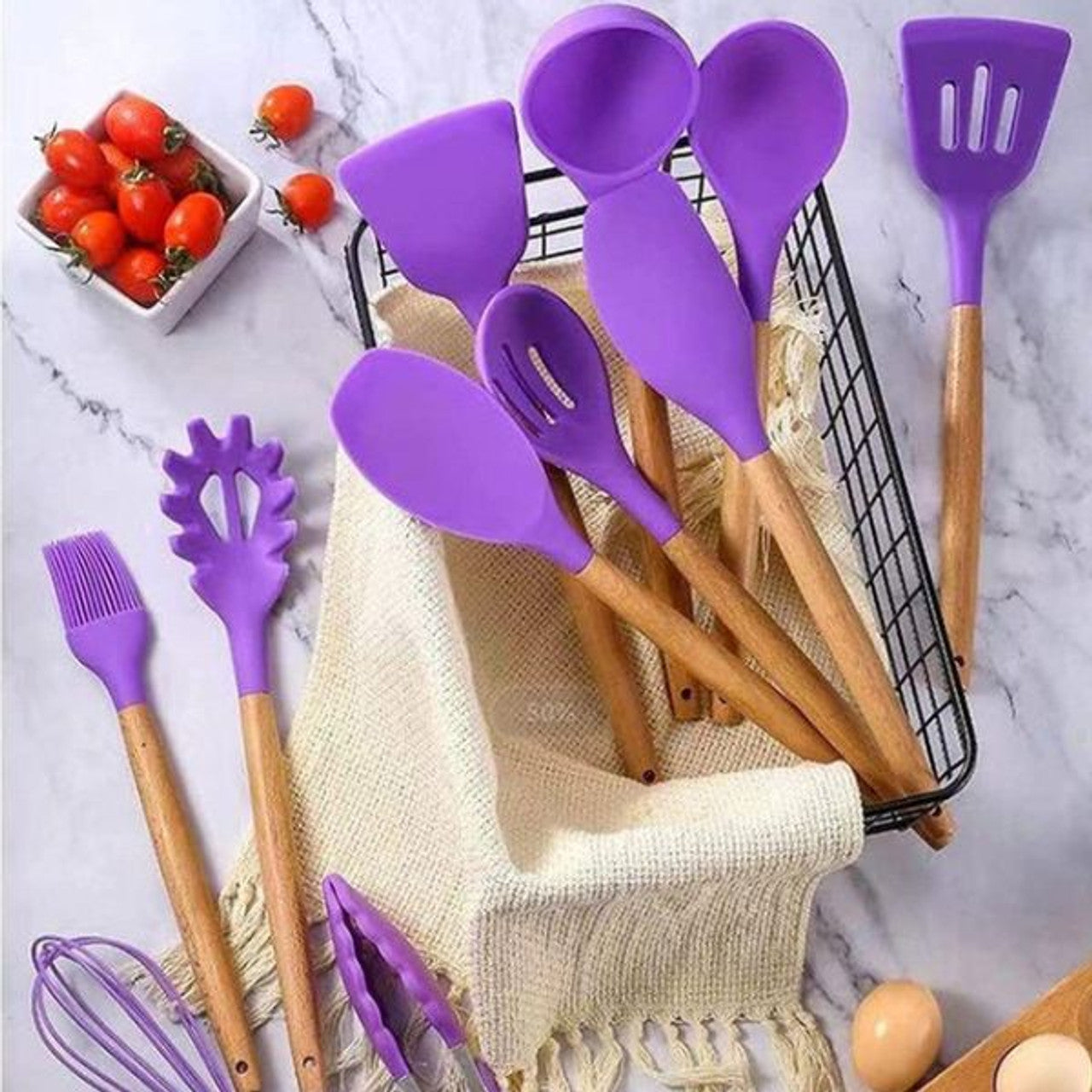 12pcs Non Stick Silicone Cooking Set