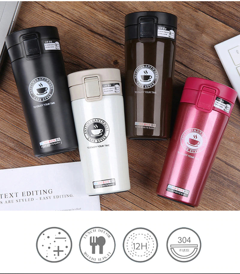 Stainless Steel Vacuum Flask Thermo Water Bottle