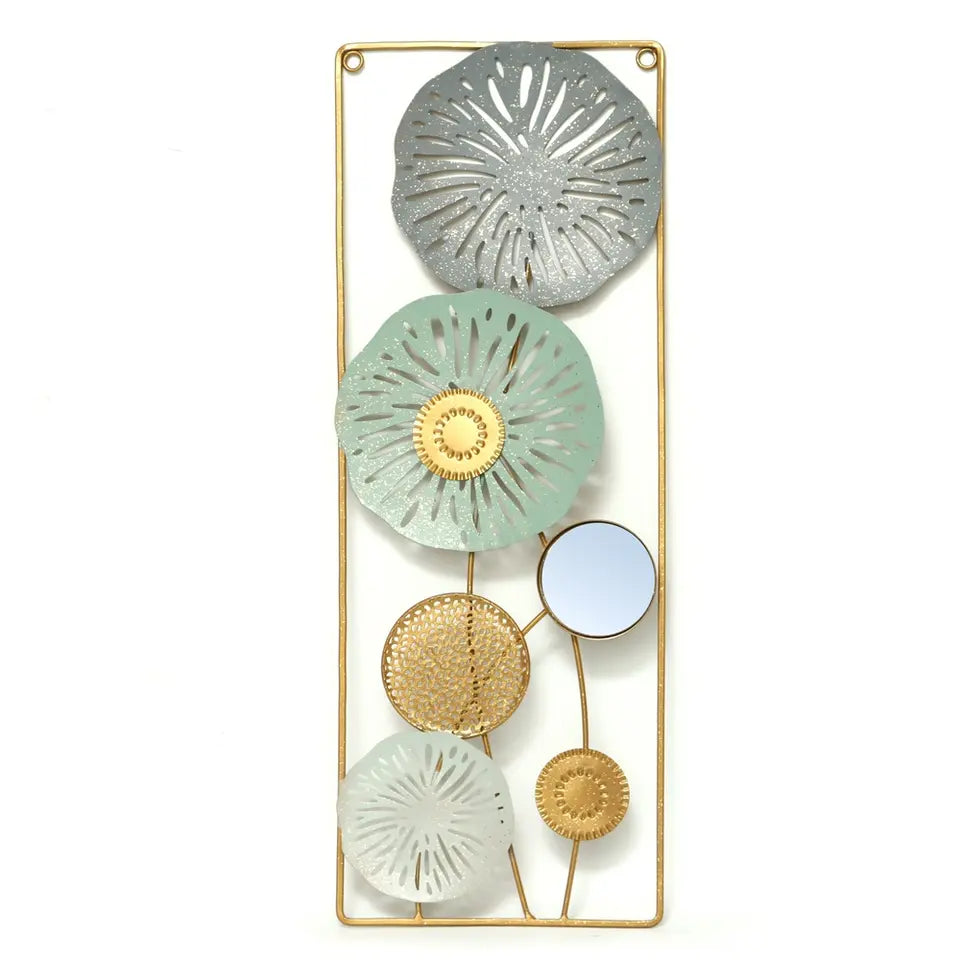 Modern Golden Floret Wall Decor