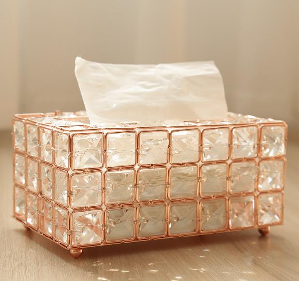 Luxury Crystal Tissue Box