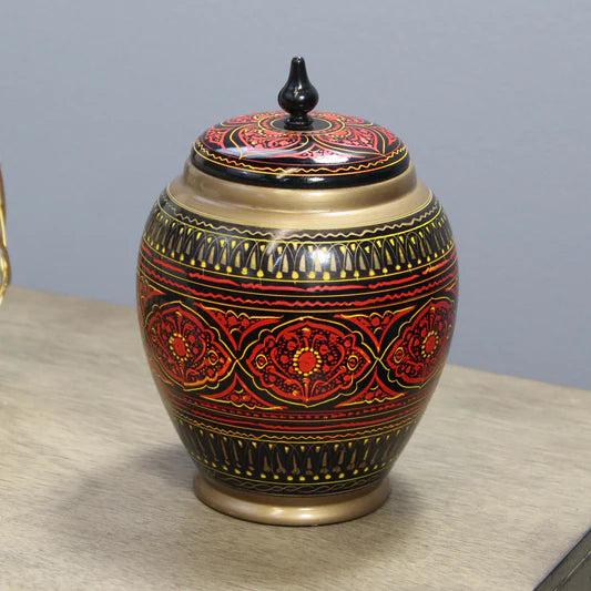 Wooden Naqshi Candy Jar